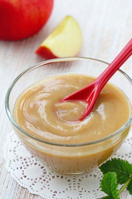 Homemade applesauce is delicious eaten on its own, but it's also a great addition to other recipes.