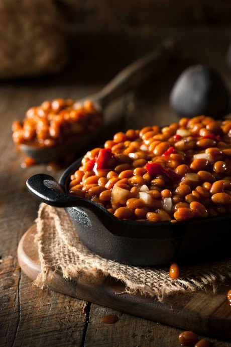 What's a 4th of July menu without baked beans? While you can use the canned variety, it's not too hard to make them from a recipe.