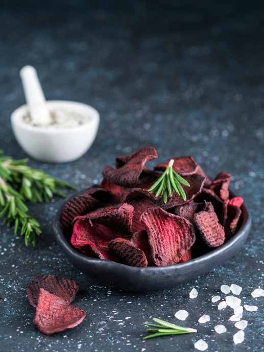 Give Beets a Chance: If you’ve ever tried trendy root vegetable chips, you’ve probably already eaten a beet chip without knowing it.