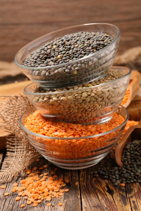 Lentils come in a variety of colors, and they differ in terms of size, flavor, and cooking time.