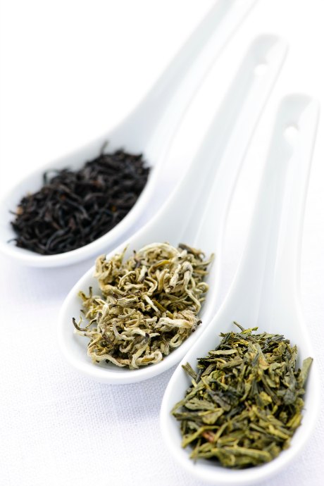 Black, white, and green tea are three of the most common types of tea