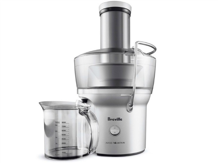 Choose the Best Juicer: The Breville Juice Fountain Compact is a budget-friendly centrifugal juicer.