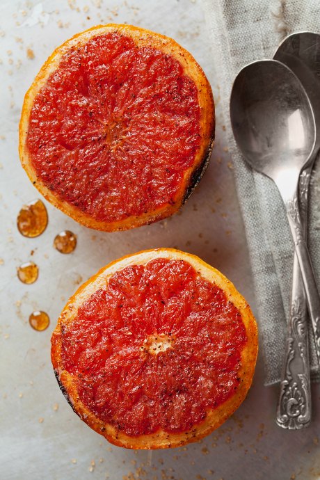 Broiled grapefruit with brown sugar is a delicious way to enjoy this citrus fruit