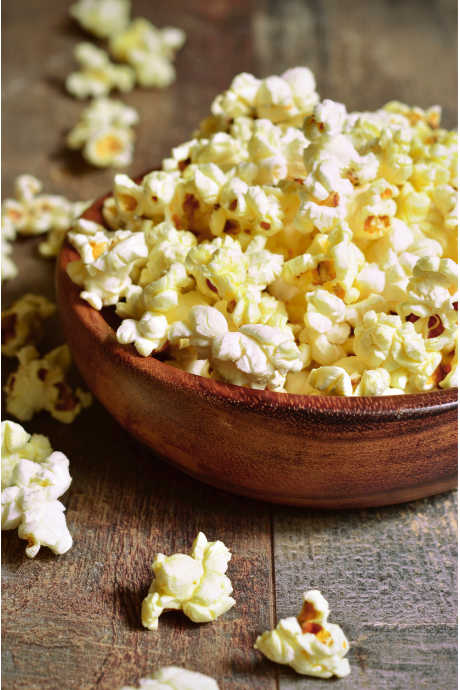 Flavored Popcorn: Oil and other fats add flavor to your popcorn, in addition to preventing the kernels from sticking to the bottom of the pot.