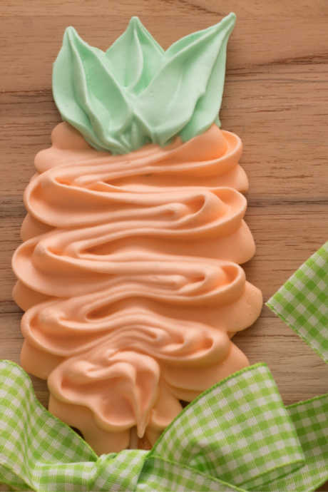 Fun Easter Desserts: Make meringue cookies in the shape and colors of carrots