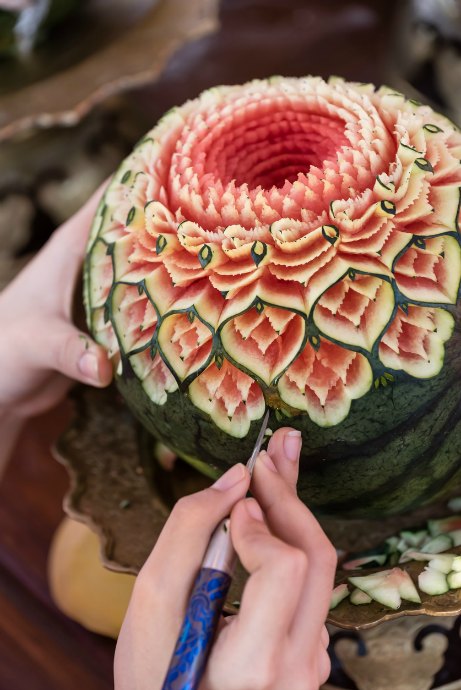 easy watermelon carvings