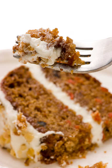 Cream cheese frosting pairs perfectly with carrot cake.