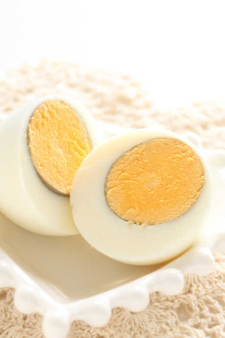 Hard Boiled Eggs: Run your eggs under cold water or put them in an ice bath to prevent the gray-green ring, since cooking eggs too long is another cause of discoloration.