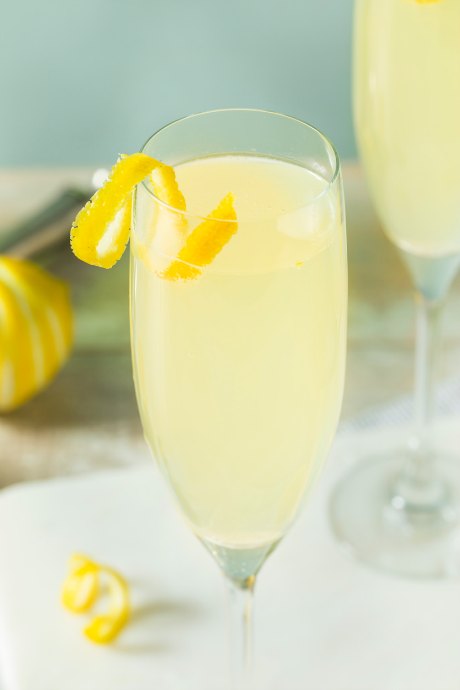 The French 75 was born out of World War I and named for a French field artillery gun.