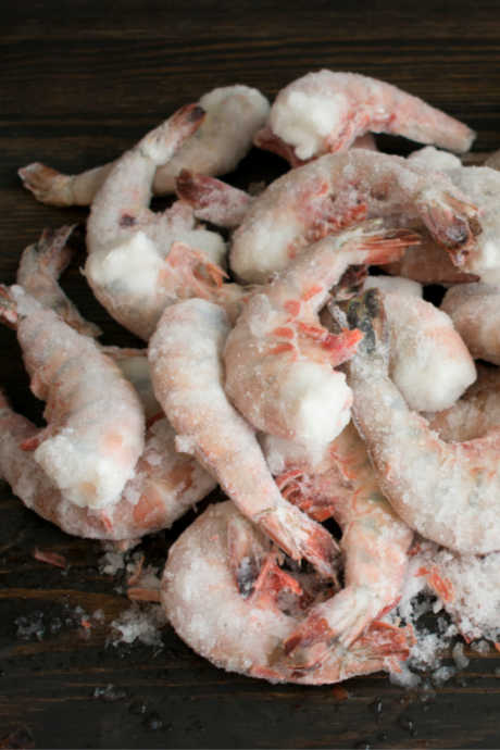 Shrimp are frozen in two primary ways, individually and in blocks. The more preferable of the two is called Individually Quick Frozen, or IQF. The advantage of this method is that it’s more gentle on the shrimp, and they reach consumers in better condition.