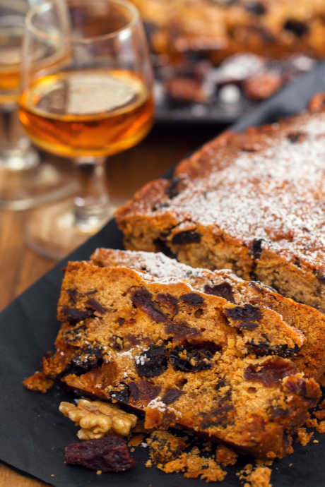 Fruitcake: Tailor the fruit in your cake according to your personal preferences. Keep the proportions of the original recipe, even if you use different fruit and nuts.