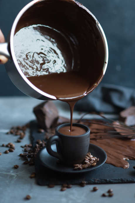 Hot Chocolate Tips: There's no such thing as too much chocolate in hot chocolate. But a good rule of thumb is two ounces of chocolate for every cup of milk.