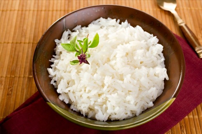Types of Rice: Jasmine rice is a long grain variety with a distinctive aroma that is shorter, thicker, and stickier than Basmati rice.