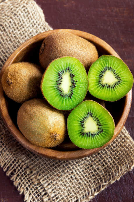Kiwi Fruit: Choose kiwi that are slightly soft, much in the same way you would select mangoes or avocados. It doesn’t matter how large or small they are; ripe kiwi will taste the same.