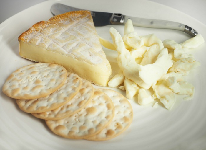 What to Leave for Santa: Swap the cookies for a plate of cheese and crackers