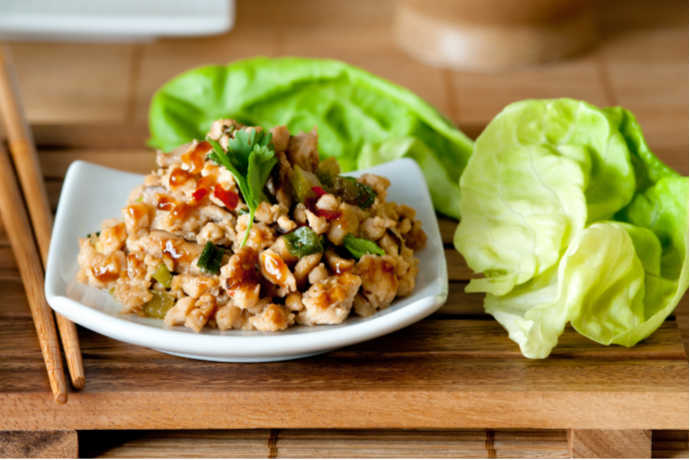 Lettuce Wraps: Serve the filling and the leaves separately. Even the coldest lettuce will wilt when you top it with hot filling.