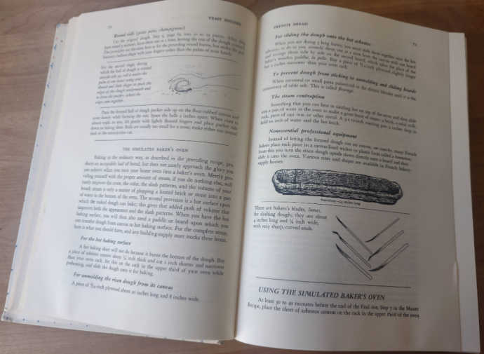 Bread baking guidance in Mastering the Art of French Cooking by Julia Child.
