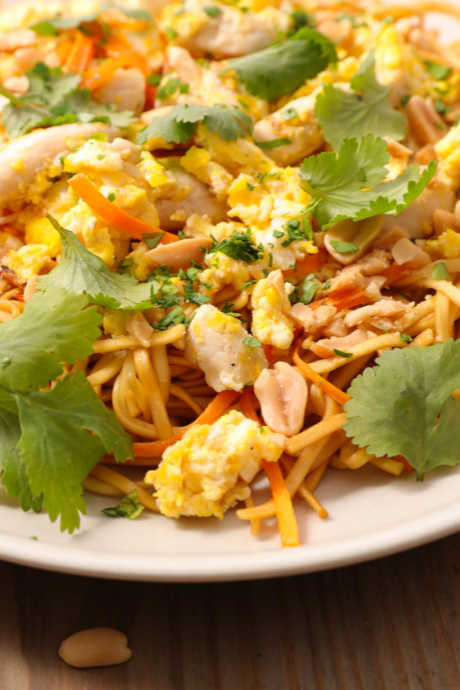 There’s one ingredient in Pad Thai that may require an extra grocery stop, and that’s tamarind. You can use tamarind juice or add water to tamarind paste. It has an intense sweet-sour flavor that’s essential to many Asian dishes, including Pad Thai.