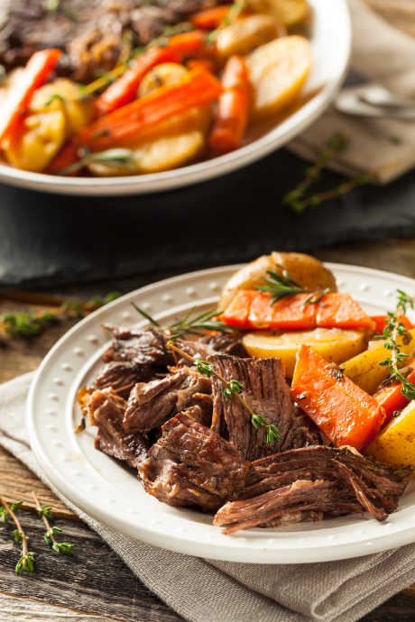 Dinner Recipes for Two: A hearty cut of beef and some red wine is another romantic combination. Even if you don’t want to drink the wine, you can cook with it.