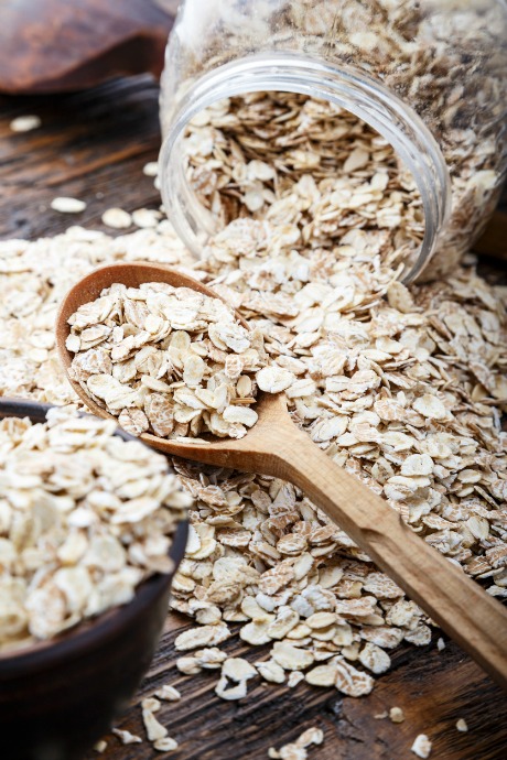 Homemade Granola: Rolled oats are better than quick-cooking oats in granola. They have a heartier texture and are more comparable in size to other dry ingredients you may add.