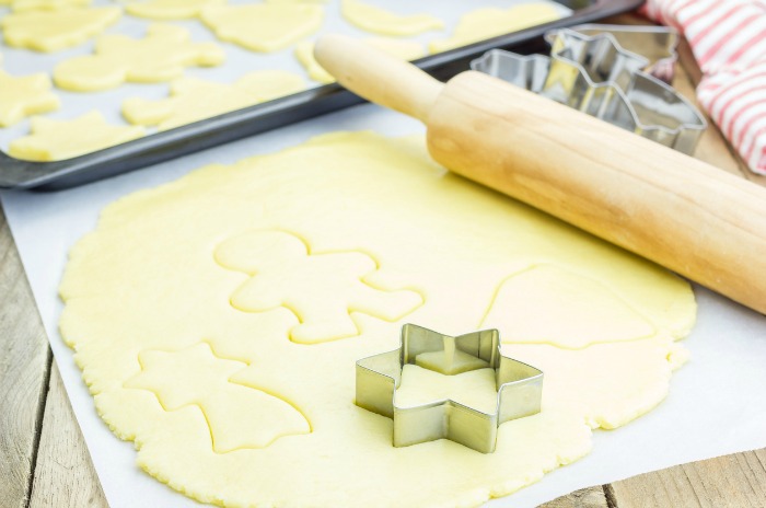 How to Make Shortbread Cookies: Shortbread dough can be rolled out and cut into shapes with cookie cutters