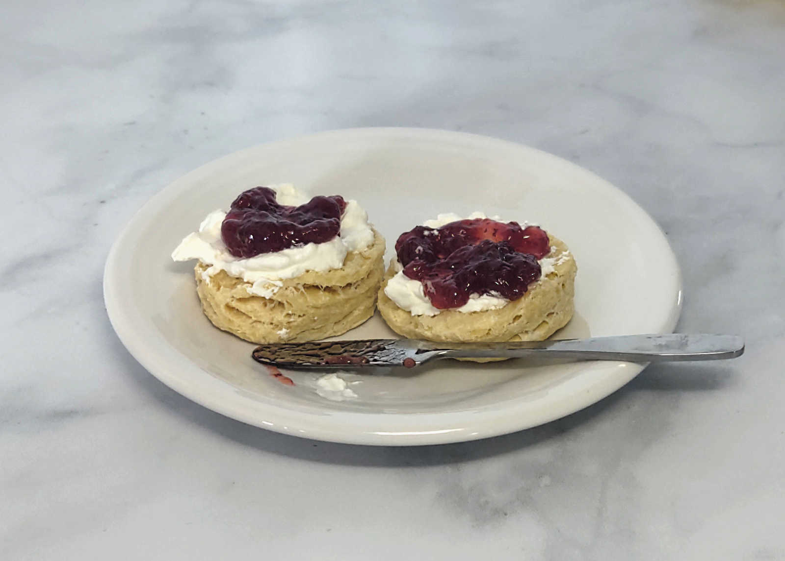 Afternoon Tea: Scones With Clotted Cream and Jam