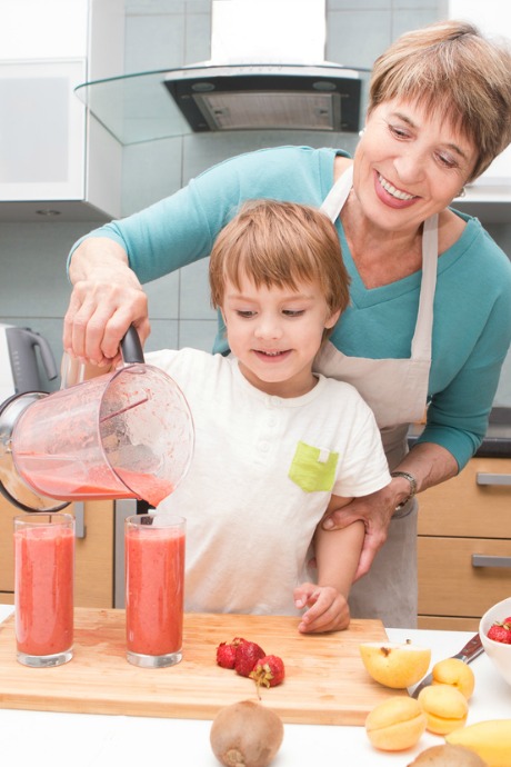 After School Snack Ideas: Smoothies are especially helpful when kids are heading off to sports practice or coming home from sports practice, and they don’t feel like eating much.