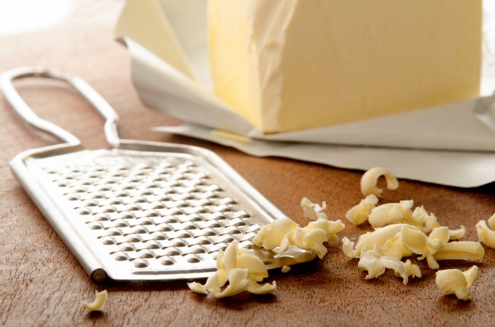 How to Soften Butter: Grating butter is one way to soften it quickly