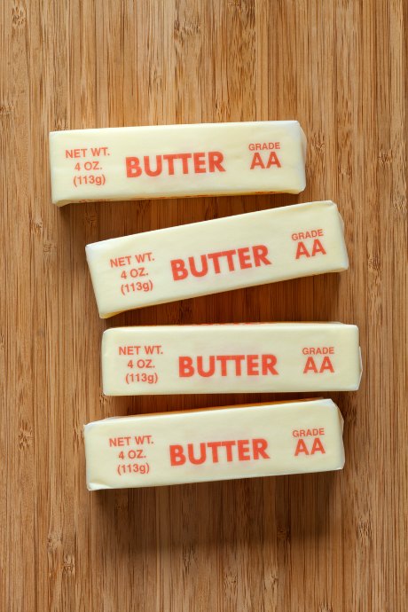 To bring butter, eggs, milk, and cream cheese to room temperature, simply take them out of the refrigerator an hour or two before you plan to bake.