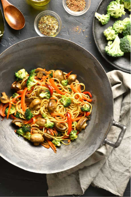 Wok Cooking: Prep everything in advance. Cooking with a wok is done quickly at high heat. There’s no time to slice or chop, or even step away from your wok.