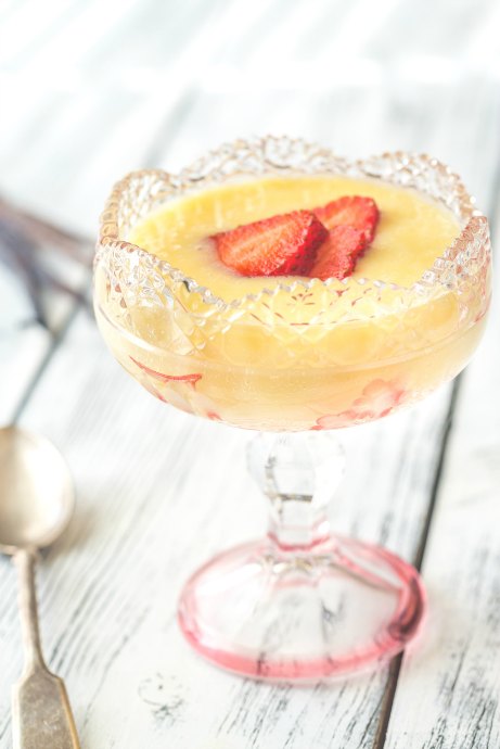 Try strawberries with sabayon -- a warm, frothy mixture of sweet wine, sugar, and egg yolks.