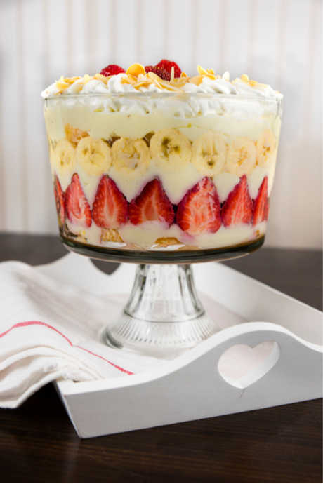 Trifle Recipes: Trifle began as a way to use leftover or stale cake. Other traditional trifle ingredients like custard and cream were readily available no matter what time of year it was, and of course wine or liqueurs were on hand too.