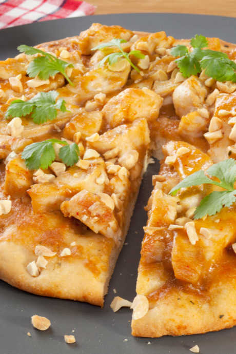 Pizza Toppings: Thai Chicken Pizza
