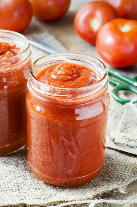 Only tested and approved sauce recipes should be processed in a water bath canner.