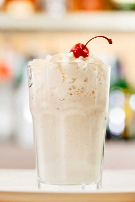 Milkshake Tips and Tricks: Start with a quarter-cup of milk for every 1-1/2 cups of ice cream. You can always add more.