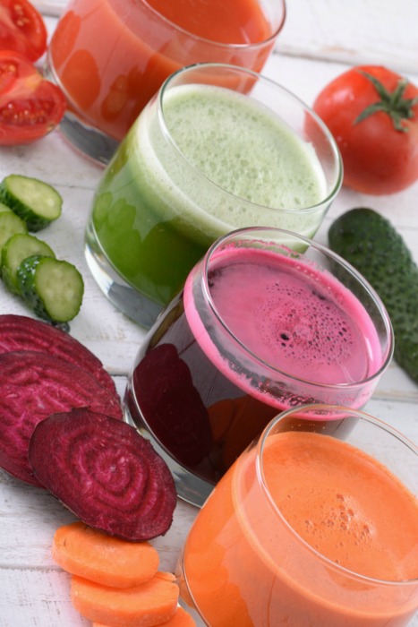 Some foods are better suited to juicing, like tomatoes, carrots, cucumbers and beets