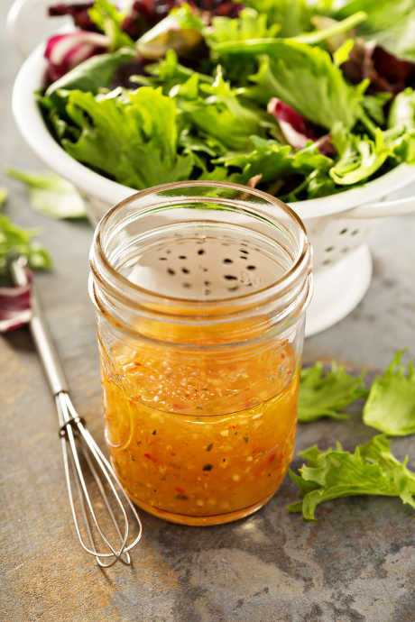 Homemade Salad Dressing: A basic vinaigrette can be used to dress a salad or as a marinade for meat. The basic recipe has many variations, and it’s easy to change the seasonings to suit your tastes.