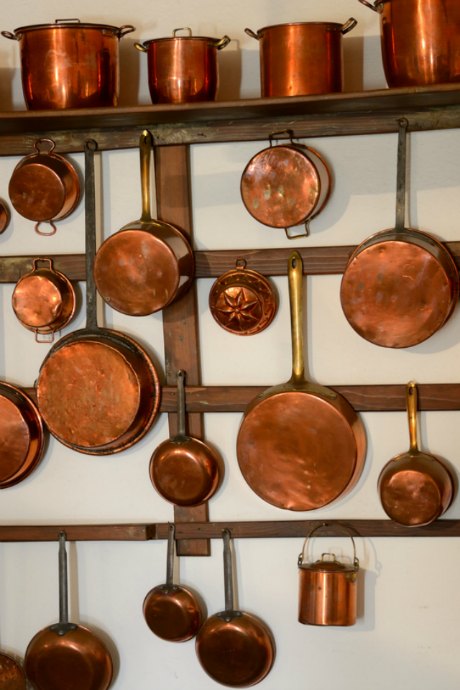 Copper Cookware: You can revive and restore vintage copper cookware. A variety of commercial products are available for removing the patina from copper, or you can try homemade solutions like lemon and salt, vinegar, and even ketchup.