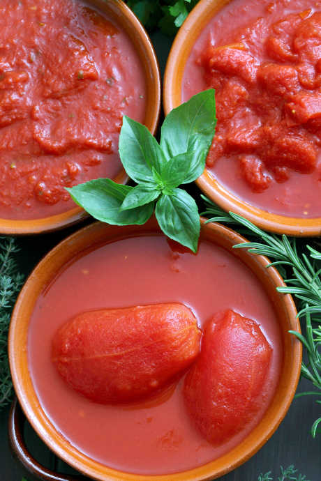 Tomato Soup: Although you may have a bounty of fresh tomatoes on your hands, canned tomatoes are better for soup.