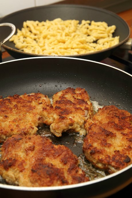 Spätzle and Wiener Schnitzel are well-known German dishes