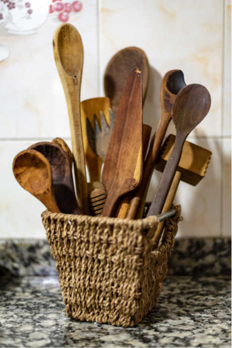 Keep It or Toss It: Wood and bamboo need extra care to keep them in good condition. Kitchen utensils made of wood or bamboo will fare best when hand washed.