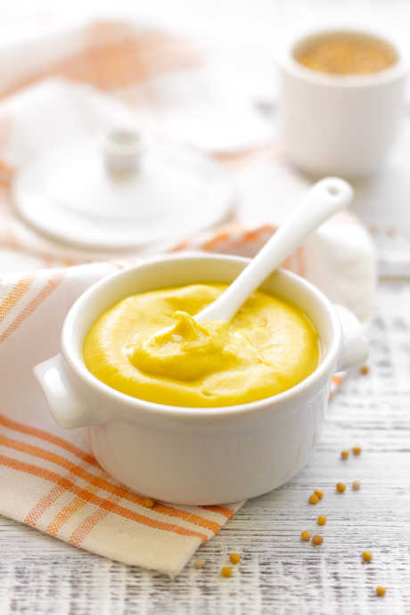 Yellow mustard is the mildest variety, and it’s ideal for mixing with honey.
